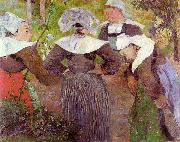 Paul Gauguin Four Breton Women China oil painting reproduction
